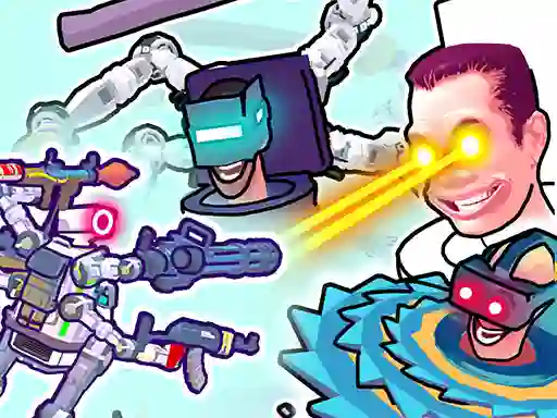 Spel Agent Walker vs Skibidi Toilets aanlyn