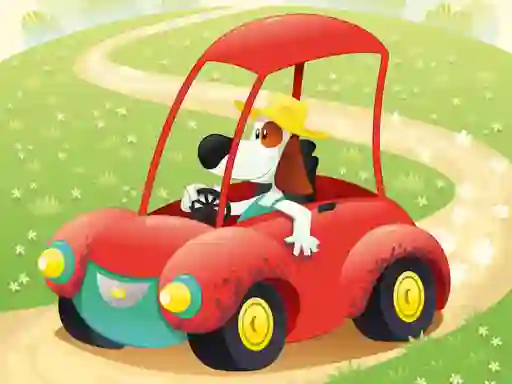 Spel Funny Animal Ride Difference aanlyn