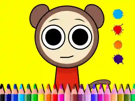 Spel Sprunki Valentine Coloring book aanlyn
