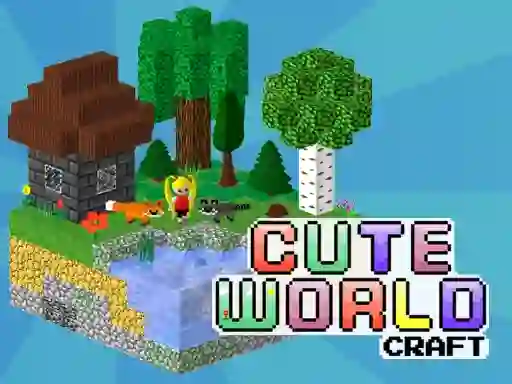 Spel Cute World Craft aanlyn