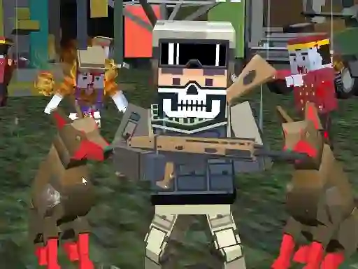 Spel MultiGun Arena 3D Zombie Survival aanlyn