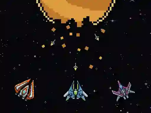 Spel Galactic Pixel Storm aanlyn