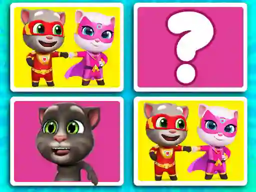 Spel Talking Tom Match'Up aanlyn