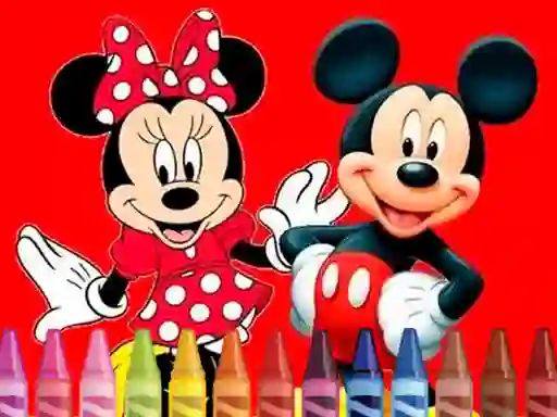 Spel Mickey Mouse Coloring aanlyn