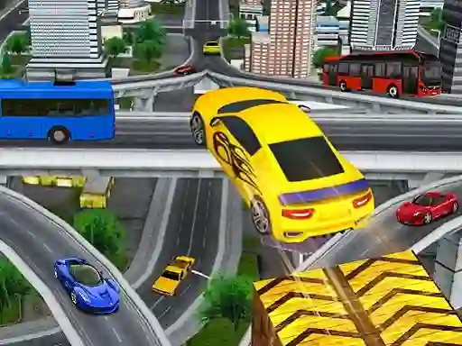 Spel Crazy Car Impossible Stunt Challenge Game aanlyn