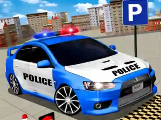 Spel Modern Police Car Parking 3D aanlyn