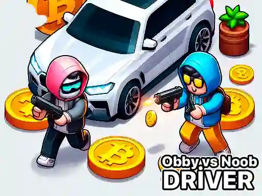 Spel Obby vs Noob Driver aanlyn