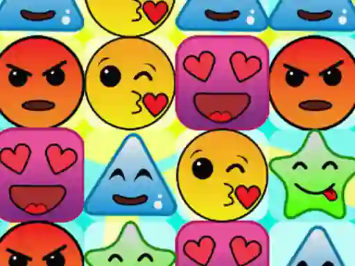 Spel Emoji Match 3 aanlyn
