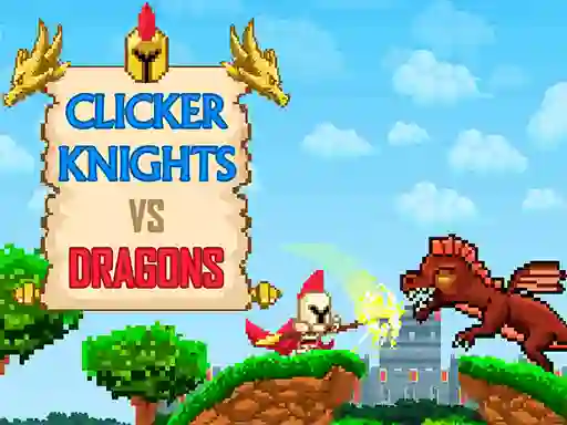 Spel Clicker Knights Vs dragons aanlyn