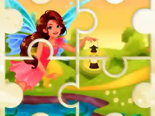 Spel Little Cute Summer Fairies Puzzle aanlyn