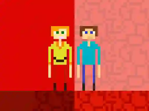 Spel Two Player Stick Steve and Alex aanlyn