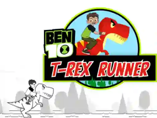 Spel Ben 10 T-Rex Runner aanlyn