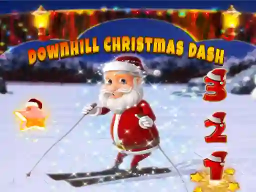 Spel Downhill Christmas Dash aanlyn