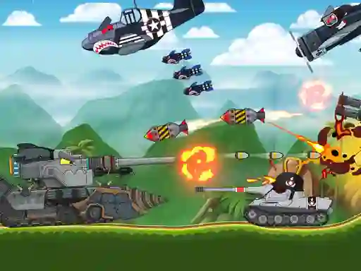 Spel Tank Battle Tank War aanlyn