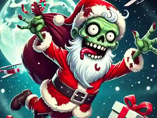 Spel Flappy Zombie Santa Christmas Game aanlyn