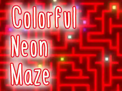 Spel Colorful Neon Maze aanlyn