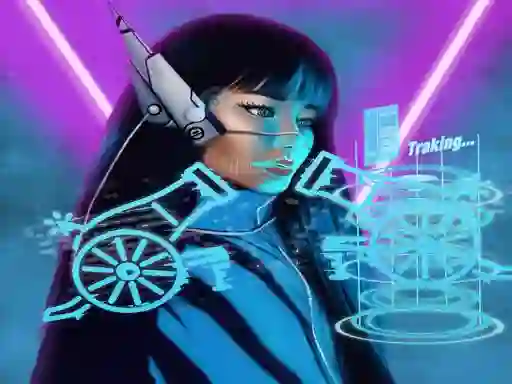 Spel Neon Cannon aanlyn