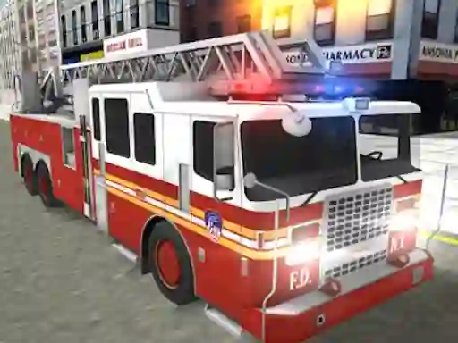 Spel Real Truck Fire Drive Sim aanlyn