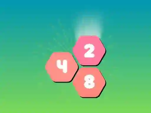 Spel Hexa Merge aanlyn