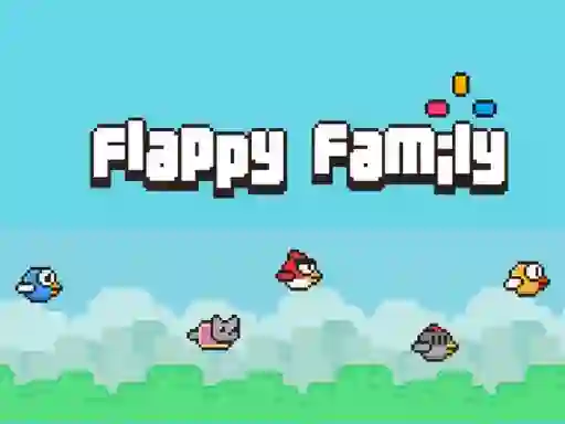 Spel Flappy Family aanlyn