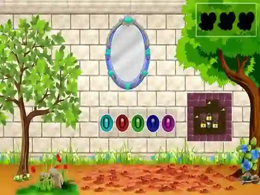 Spel White Brick Backyard Escape aanlyn