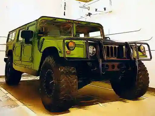 Spel U.S.Army SUV Vehicles aanlyn
