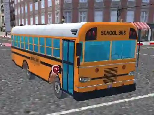Spel Bus School Park Driver aanlyn