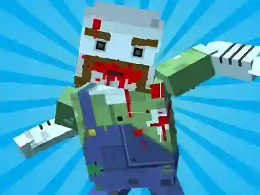 Spel Blocky Gun Warfare Zombie aanlyn