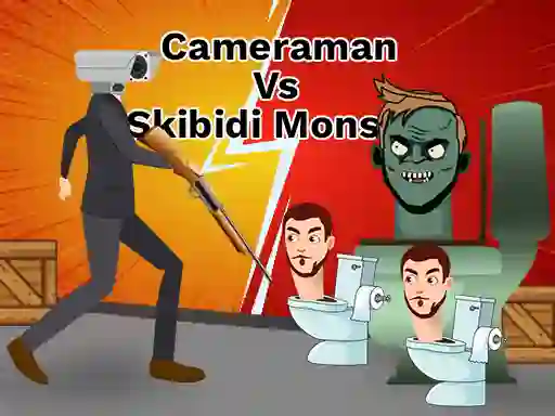 Spel Cameraman vs Skibidi Monster: Fun Battle aanlyn