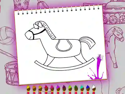 Spel Coloring Book: Toy Shop aanlyn