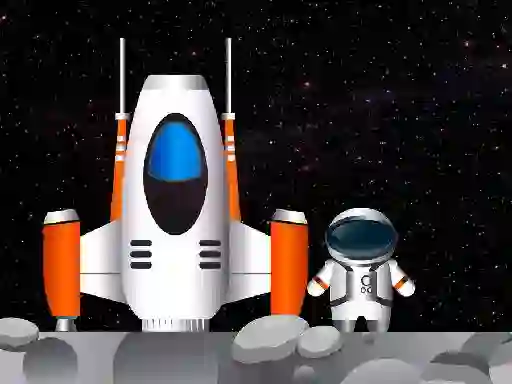 Spel Flying to the Moon aanlyn