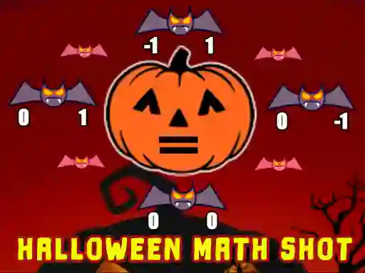 Spel Halloween Math Shot aanlyn