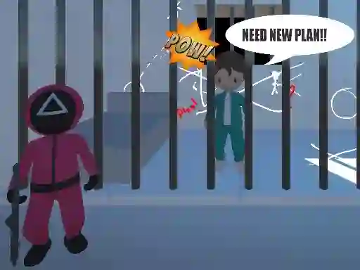 Spel Escape Plan in Squid Game aanlyn
