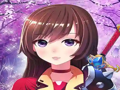 Spel Anime Girl Fantasy Dress Up aanlyn