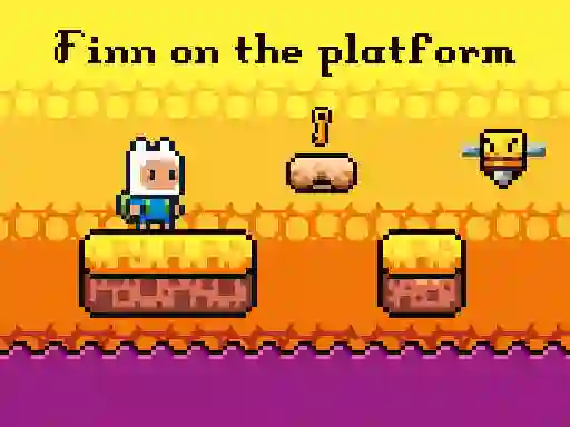Spel Finn on the platform aanlyn