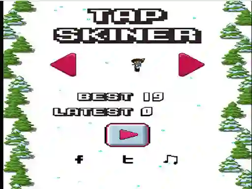 Spel Tap Skier aanlyn