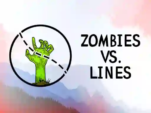 Spel Zombies VS. Lines aanlyn