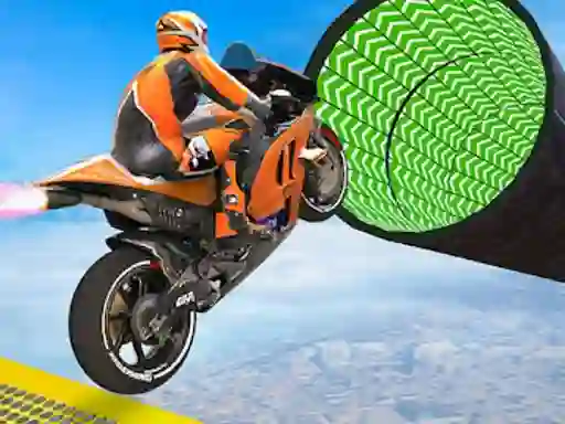 Spel Motorcycle Stunts Drive aanlyn