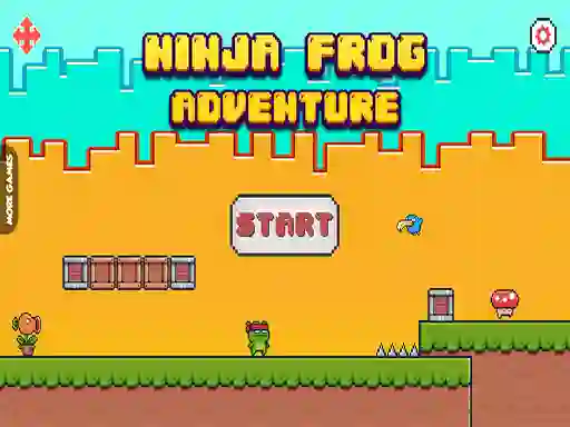 Spel Ninja Frog Adventure aanlyn