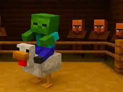 Spel Chicken Jockey hidden lava chicken aanlyn