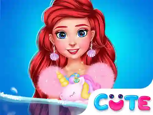 Spel Princess Turned Into Mermaid aanlyn