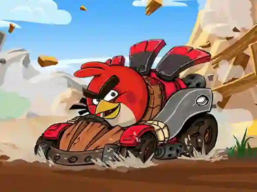 Spel Angry Birds Kart Hidden Stars aanlyn