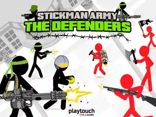 Spel Stickman Army: The Defenders aanlyn