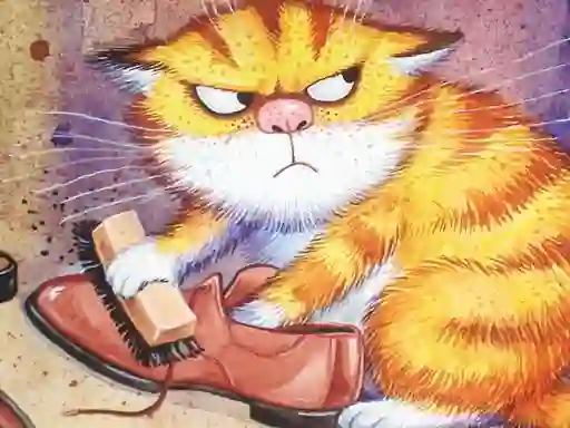 Spel Funny Cats Slide aanlyn