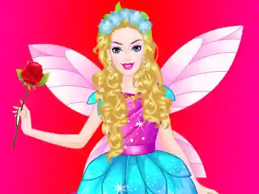 Spel Barbie Angel Dress up aanlyn