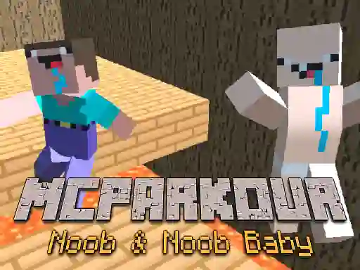 Spel MCParkour Noob & Noob Baby aanlyn
