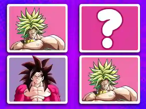 Spel DragonBall Match Cards aanlyn