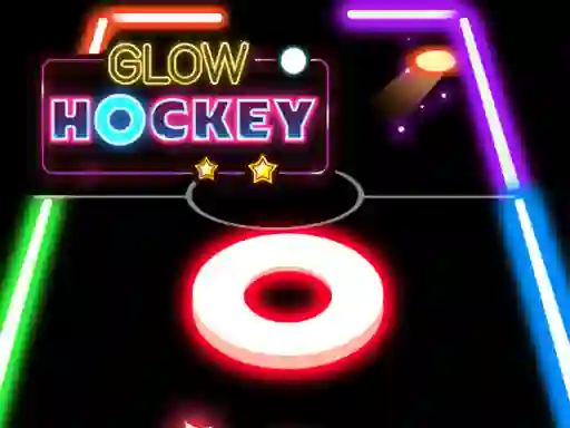 Spel Glow Hockey aanlyn