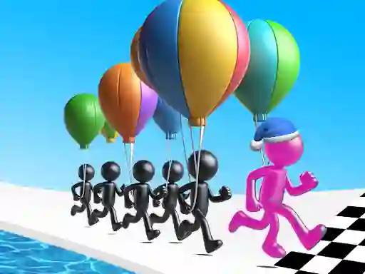 Spel Ballon Race 3D aanlyn