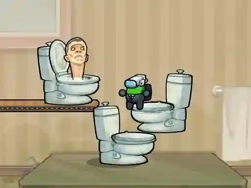 Spel Impostor Jump Skibidi Toilet aanlyn